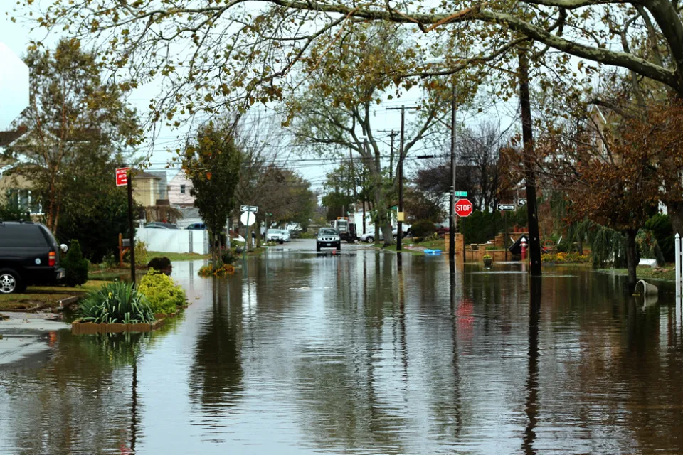 Flooding in Howard Beach